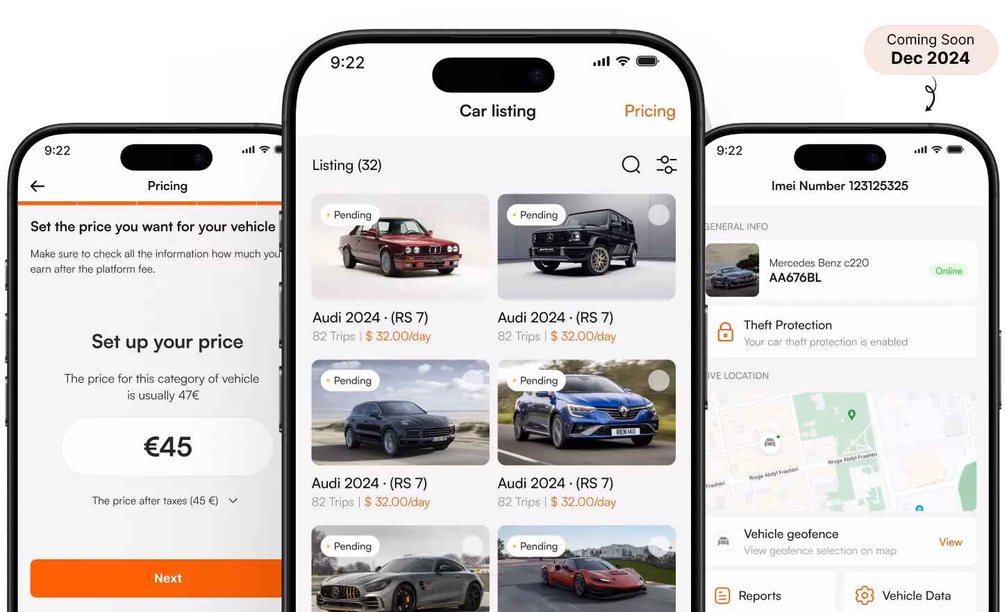 Car listing app