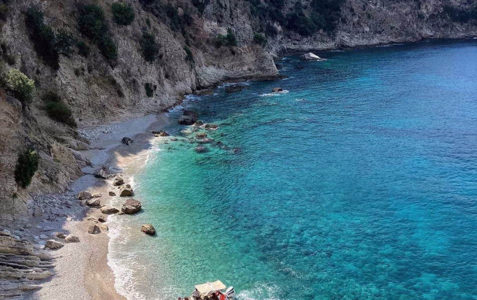 Beautiful bays in Albania