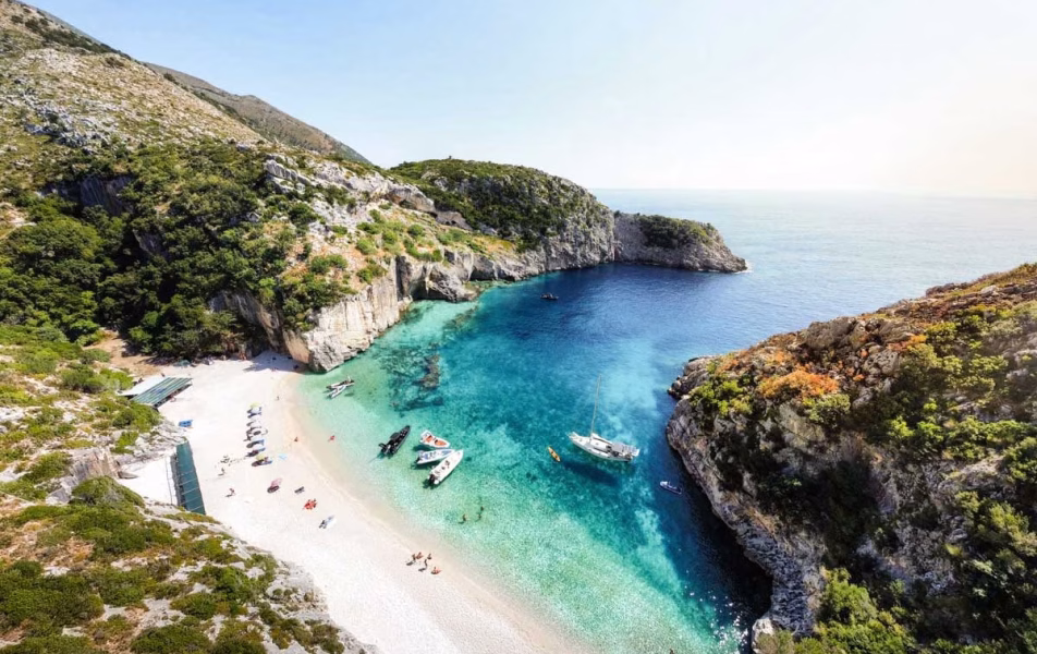 Beautiful beaches in Albania