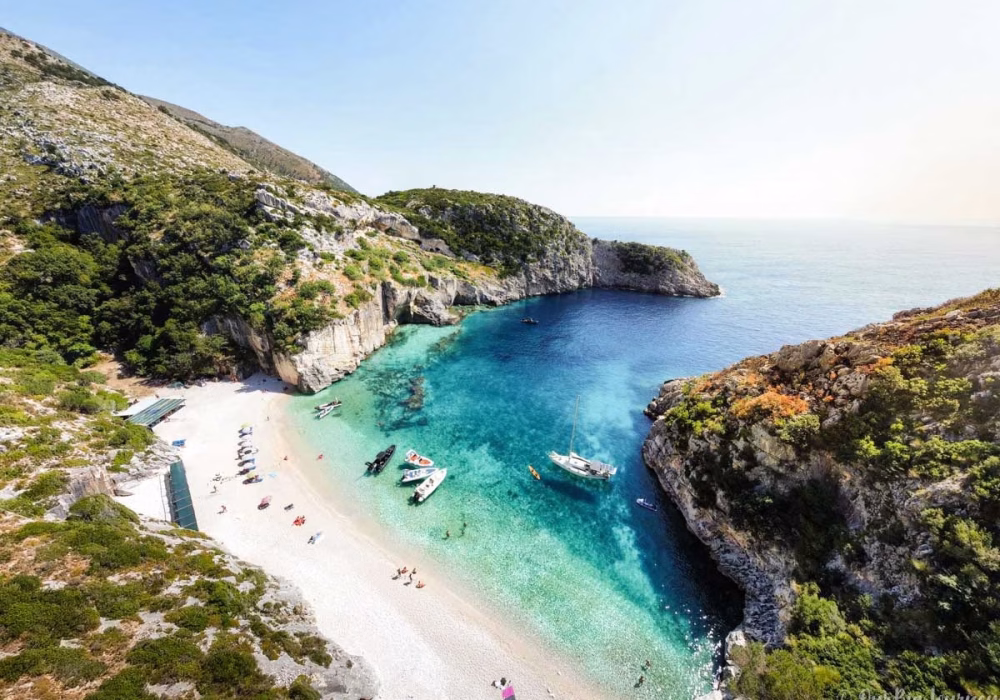 Beautiful beaches in Albania