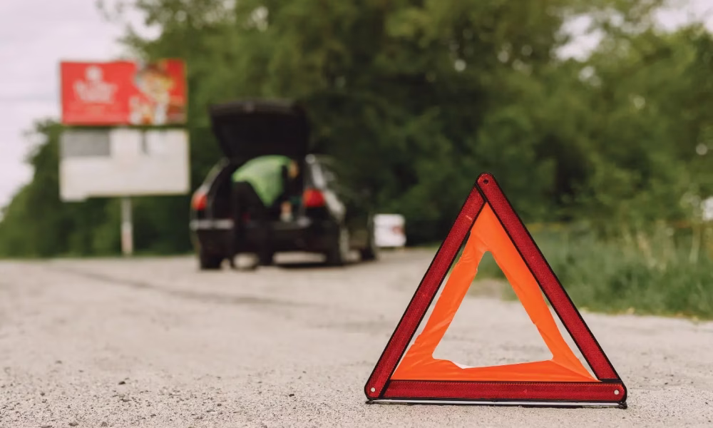 Car hire road assistance